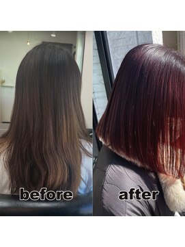 モンド ヘアクリエーション 西田店(monde hair creation) 【monde】before × after × 髪質改善