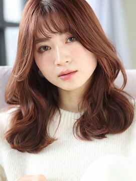 イト(ito) 透明感ピンクブラウン/レイヤーカット/ウェーブ
