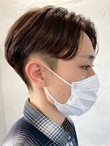 デプト(DEPT.) ニュアンスセンターパートフェザーパーマコンマバング波巻き眉毛