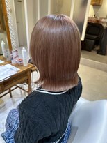 スペックホルダーミミ(Spec Holder mimi)&nbsp;ベージュ×くびれボブ　12.17ココアベージュ