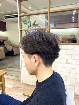 ナチュラル 南越谷店(Natural) 【岸】メンズフェザーパーマ