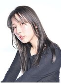ロング×ブラック