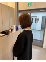 ヘアーポケット リタ(HAIR POCKET ritta)&nbsp;ストンとボブ×透明感グレイカラーミルクティーブロンド