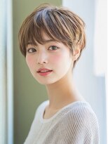 エル 横浜 ウエスト(eL 横浜 west) くびれヘア 美髪 ハイライトカラー アプリコットオレンジ