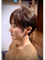 モーダアッカ(moda acca)&nbsp;縮毛矯正でもピンピンにならないショートヘア@30代@40代@50代