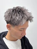 アクロ 本店(ACRO)&nbsp;メンズパーマ/シルバーカラー/スパイキーショート