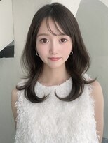 アグ ヘアー トランク 南仙台店(Agu hair trunk)&nbsp;《Agu hair》韓国風くびれミディアムレイヤー顔まわりカット