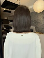オクユキ(OKUYUKI)&nbsp;透明感カラー×ワンレン外ハネ