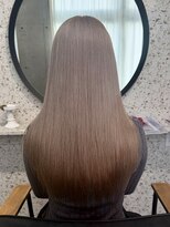 ラニヘアサロン(lani hair salon)&nbsp;ミルクティー×ブラウン/デザインカラー/裾カラー/エンドカラー/