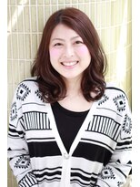 ヘアーガーデン ハニワ(Hair Garden 葉庭)&nbsp;はねてしまう方必見！セミディウェーブ