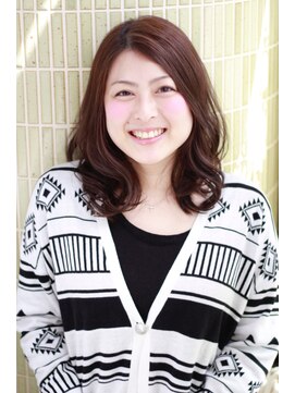 ヘアーガーデン ハニワ(Hair Garden 葉庭) はねてしまう方必見！セミディウェーブ