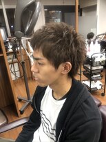 ビューティーボーイ ヤマグチ(BEAUTY BOY Yamaguchi)&nbsp;シンプルショート×カーキベージュ