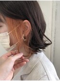 インナーカラー☆オレンジカラー