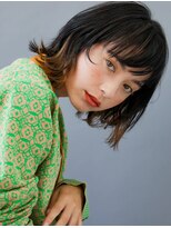 フェリア 池田(FERIA)&nbsp;【FERIA 池田】フェザーバング＊インナーカラー