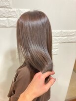 リミックス 飯塚店(Remix)&nbsp;艶ロング×ラベンダーグレージュカラー◎20代30代40代50代