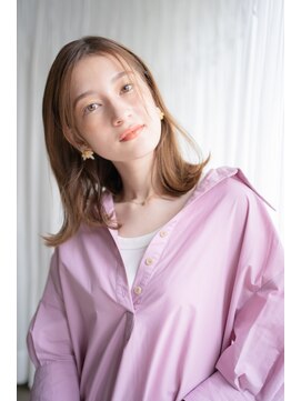 マグノリア オモテサンドウ(MAGNOLiA Omotesando) 大人かわいい。ぱらっと前髪の柔らかストレートパーマ・担当KAYO