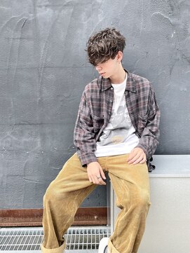 アカ(ACA) ツイストスパイラルパーマメンズパーマメンズマッシュ札幌大通