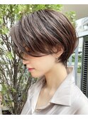 くびれショート　30代40代50代60代ヘア 白髪 大阪ショート　梅田