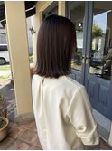 重ためロブ&ベージュカラー
