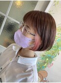 インナーグラデーションピンク