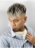 シルバー×スキンフェード