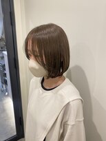 ユニコ(unico)&nbsp;丸みボブ/切りっぱなし/ぷつっとカット