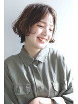 ナギ(nagi) ショートボブ　ショート　ニュアンスパーマ