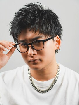 オーシャントーキョー オオサカ(OCEAN TOKYO Osaka) ビジネスヘア就活ミディアムメンズレイヤーカットメンズ
