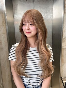 リリー(Lilley) 【lilley 稲永麻衣】エクステ+ブリーチ+ロングヘア+韓国ヘア