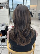 ビューナゴヤ 名駅(VIEW NAGOYA)&nbsp;黒髪/ボブルフ/小顔/オリーブベージュ/レイヤーカット