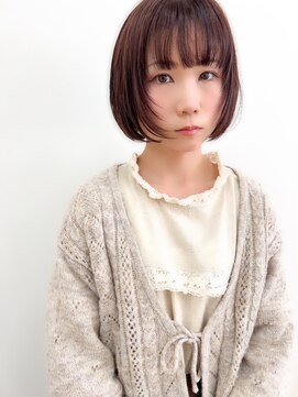 シイノ(Siino) ボブとブラウンカラー