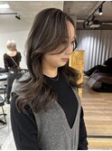 フェイスレイヤーハイライトヘア