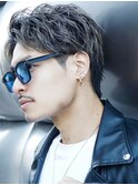 ツーブロックリバースショートスパイラル