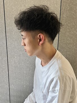 ニアウ 太田店(Niau) メンズナチュラルショート刈り上げショートソフトツイスト