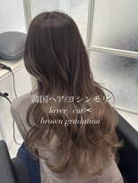 マーシュ 梅田(marshu)&nbsp;吉岡Style/韓国ヘア/ヨシンモリ/browngradation