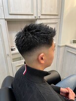 ミリオンバックス 神田店(Million Bucks) スパイキーショート/スペインカール<理容室>[メンズ/床屋/神田]