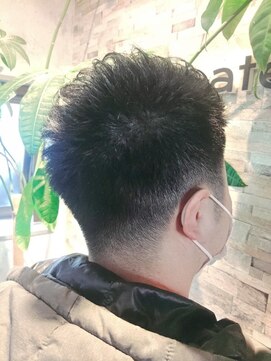 アトリエナガノ(atelier nagano) ツーブロック/メンズパーマ/センターパート/ニュアンスパーマ