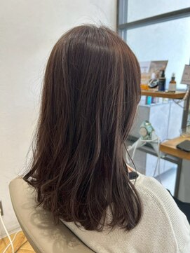 ヘア ルーナ バイ アプリーレ(hair lune by Aprire) 20代30代40代前髪なし大人黒髪暗髪上品ゆるふわグランジパーマ