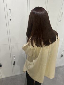 ノウハウ キョウト(KNOWHOW kyoto) ピンクブラウン/セミロング