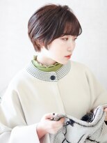 ムクヘアー(muk hair)&nbsp;マッシュショート×チョコブラウン