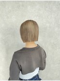 2ブリーチで叶うハイトーンミルクティー#ボブ【渡辺俊弥】梅田