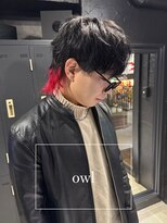 アウル 心斎橋(owl)&nbsp;マッシュウルフ/インナーカラー/ウルフ/ダブルカラー/カット