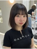 ナチュラル美髪小顔似合わせボブ