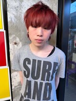 コードプラスリム(CODE+LIM)&nbsp;メンズカット/マッシュカット/レッドカラー