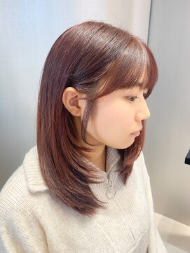 ハルキミナト ジャパン ヨコハマ(HARUKI MINATO japan YOKOHAMA) ミディアムレイヤー/チェリーレッド/顔周りレイヤー