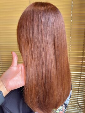 オーガニック リブ 川越(organic+live) 夏色オレンジベージュ◎艶髪ロング20代30代透明感