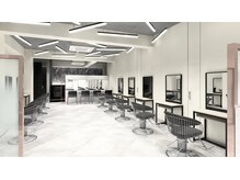 アース 青葉台店(HAIR&MAKE EARTH)の雰囲気(リニューアルオープン!グレーを基調としたスタイリッシュな内装)