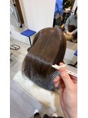 白髪ぼかしグレージュカラー