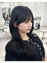アマトウキョウ アユンチェ(AMA TOKYO×AYUNCHE)&nbsp;前髪顔まわり韓国ヘアレイヤーカットサイドバンク2wayバンク韓国