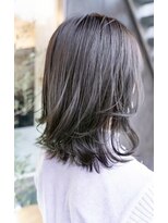 シャロン(SHARON) 【SHARON原宿】ミディアムウルフ×グレージュ